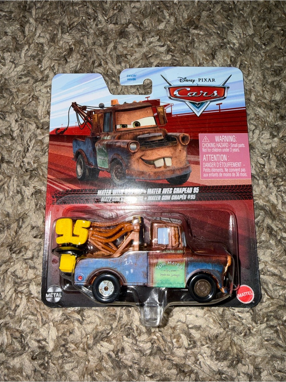 Cars Tow Mater #95 Die-Cast Toy - Brown/Blue